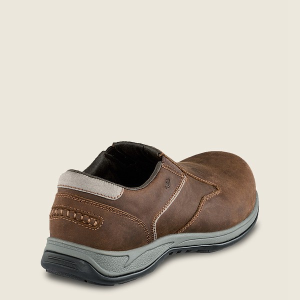 Red Wing Slip-On Erkek - Comfortpro - Safety Toe - Kahverengi - 10BJQUCPO